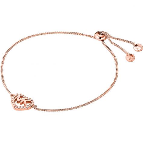 michael kors collier rosegold|Michael Kors silver bracelet.